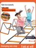 Multifunctional Kids' Exercise Ladder: Folding Hopscotch, Rope, Butterfly, and Hurdle Ladder
