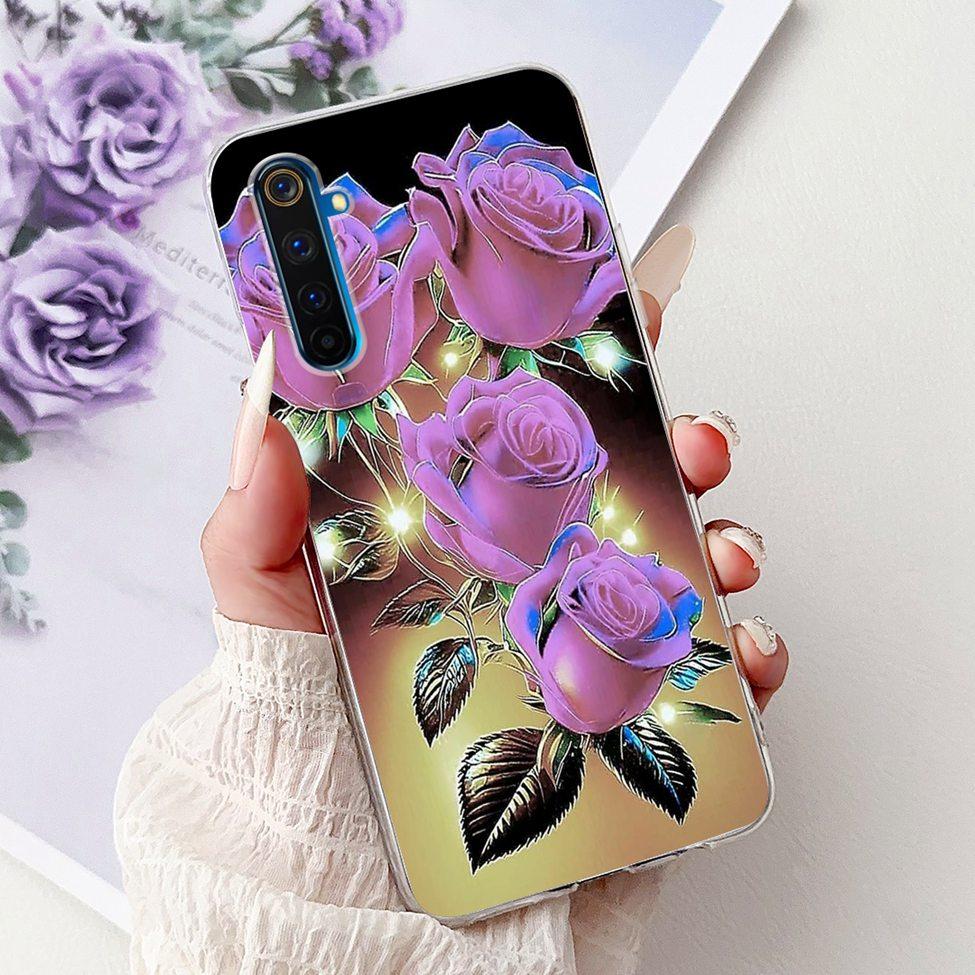 6.6" For Realme 6Pro RMX2061 RMX2063 Back Cover For Realme 6 Pro Case Clear Luxury Fashion Cute Cat Cool Funny Soft TPU Bumper