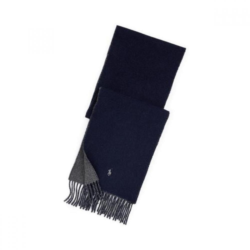 Polo Ralph Lauren Men S reverSible Wool Blend Scarf ONE
