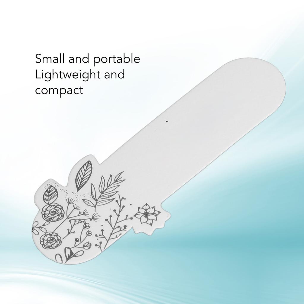 100pcs Perfume Test Strips Floral Print White Essential Oils Test Paper for Aromatherapy Scents Testing