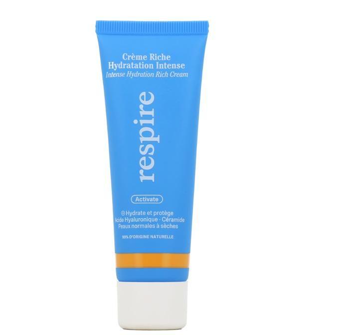 Crème Hydratante - RESPIRE - Riche Hydratation Intense - 50mL - Hypoallergénique - Tous Types De Peau