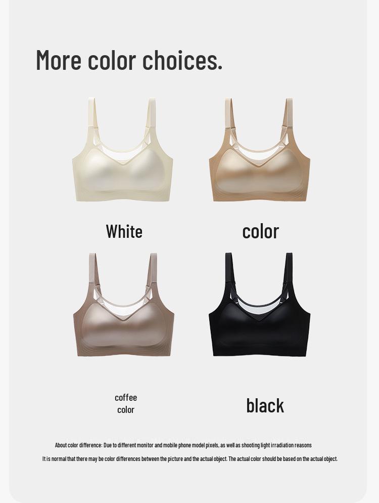 

Seamless Satin Minimizer Bra with Silk Lining - Full Coverage & Breathable Medium чорний