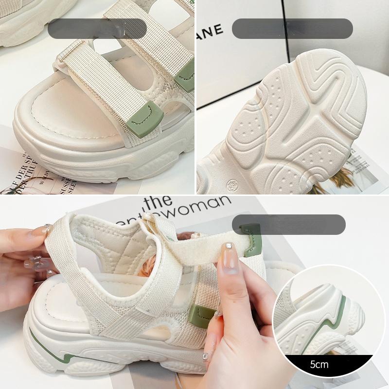 Fashion Platform Sandals for Women Chunky Sole Summer Shoes Gladiators Sandalias Casual Candy Colors Beach Shoes Woman Wedge Sandal
