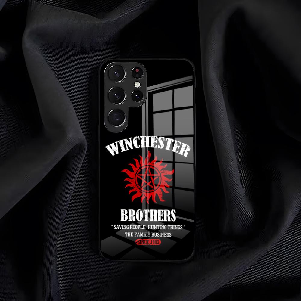 Retro Shooting Winchester Phone Case For Samsung S26 S25 Edge S24 S23 S22 S21 S20 Ultra Plus FE Glass Cover