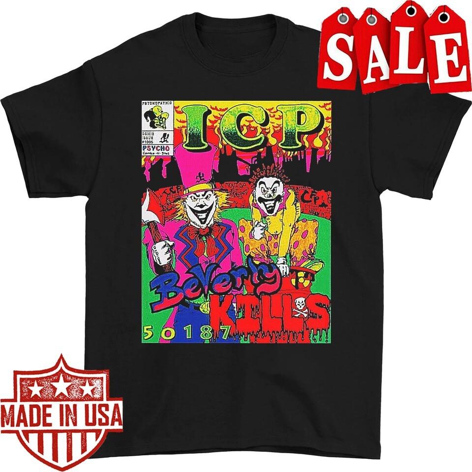 Insane Clown Posse band T-shirt Black Short Sleeve All Sizes XXL