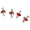 30pcs 6 Colors 3D Umbrella Charms 30pcs Enamel Charms Crafts Bulk Hanging Charms  Crafts Making