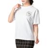 Drop Shoulder Sleeve T Shirt Women's White 626119-52