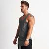 Muscleguys Summer Man Vest Running and Fitness T Shirt Slim Fit Fashion Trend Motion Fitness O-Neck Vest Top Tees