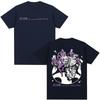 Anime JoJo's Bizarre Adventure Golden Wind Bucciarati Gang Unisex Oversize Streetwear Cotton Short Sleeve Casual,Unisex,gift,Top