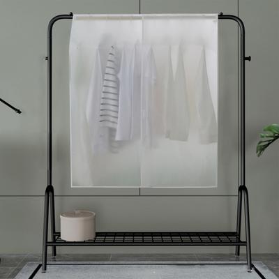 Dust-proof Transparent Closet Cover PEVA Lace Up Design Clothes Protector for Bedroom