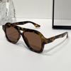 Oversized Double Bridge Sunglasses Retro Black Shades Trendy Pilot Sun Glasses UV4 Eyewear Women Sun Glasses Y2K Eyewear