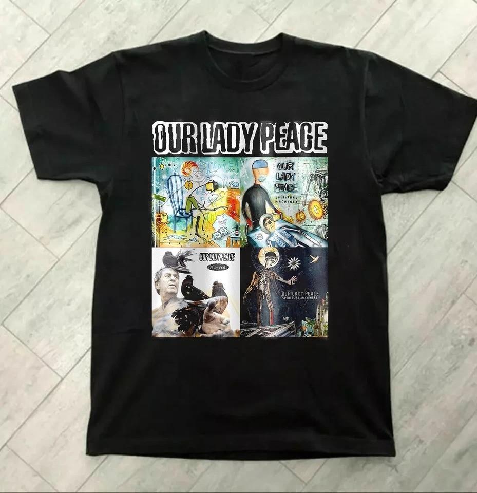 

Our Lady Peace Band Tour 2025 TShirt Size S to 5XL KK2427 Unisex T-Shirt S