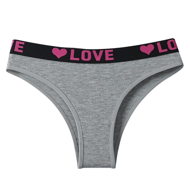 6PCS Women's Panties Sexy Breathable Cotton Underwear Female Comfort Lingerie Low Waist Pantys Soft Ladies Briefs XS-L