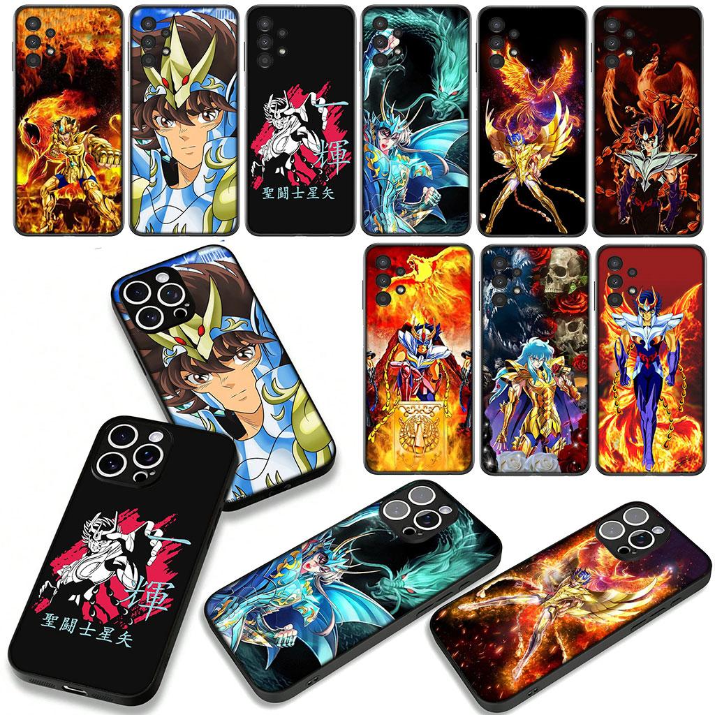 Cover for Samsung Galaxy S25 S24 S22 S23 FE Ultra Plus A56 A05 A06 A15 A16 A55 S7 Edge Phone Case Saints Cartoon Seiyas