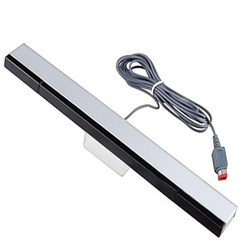 Compatible For Wii Wired Sensor Rod Infrared Sensor With Double-sided Tape Bracket Signal Receiver