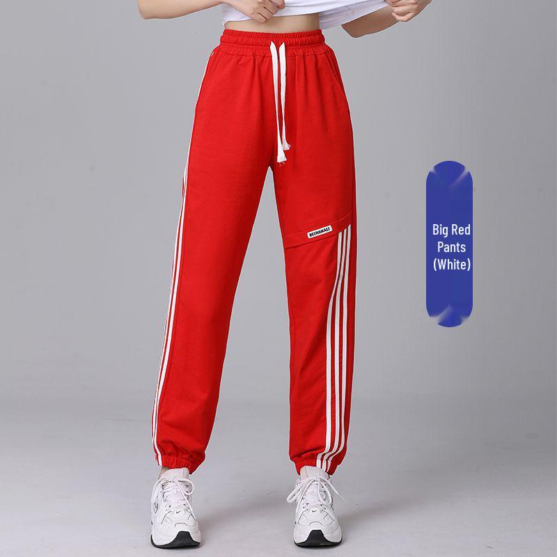 

Summer Square Dance Sports Set - Douyin Style Shuffle Dance Fitness Casual Pants 4XL [140-150 jin] 96 cm