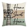 Spring Floral Print Pillowcase Family Bedroom Sofa Small Fresh Atmosphere Decorative Cushion Pillowcase