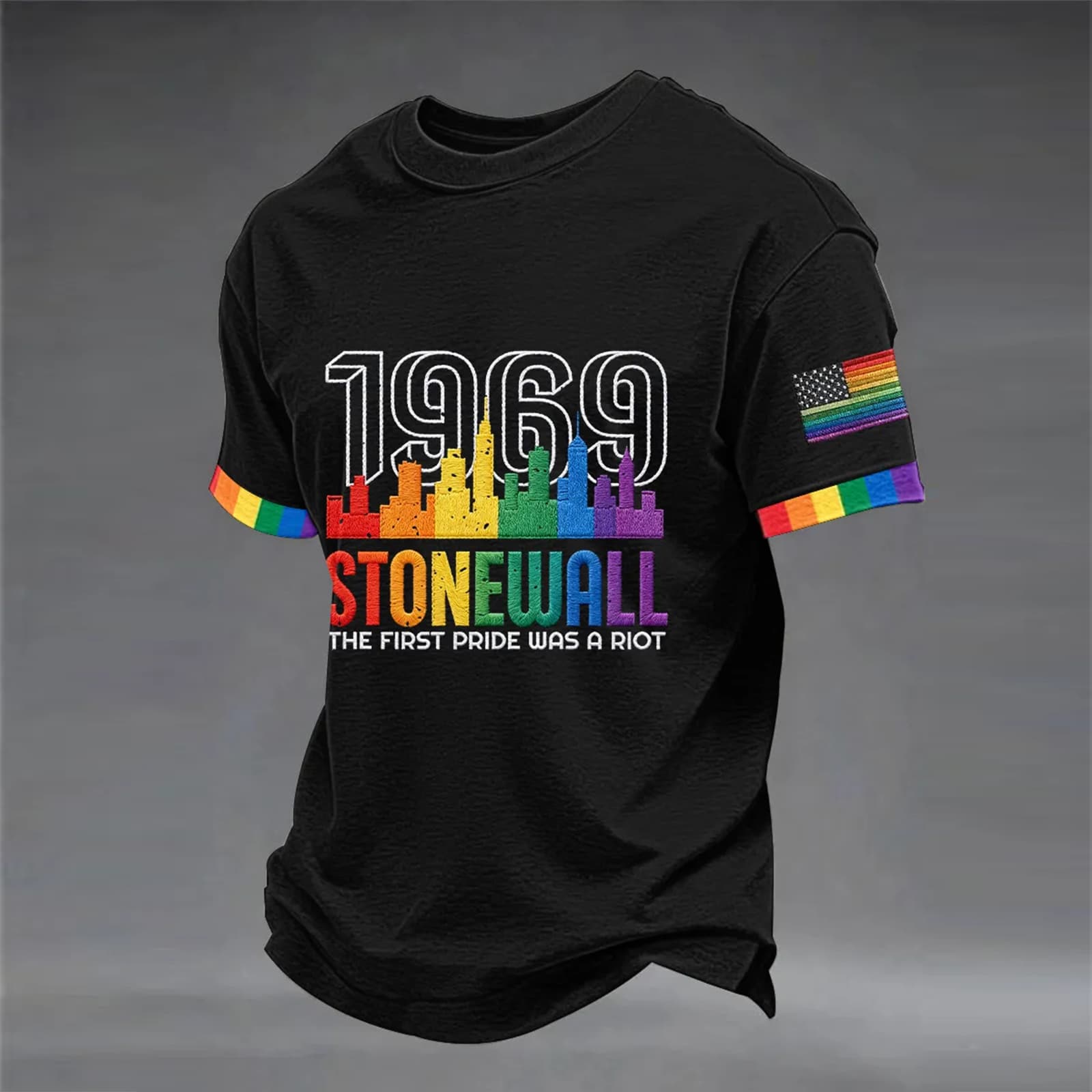 

Men s Casual Round Neck Short Sleeve T-Shirt L