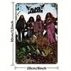 Vintage Black Sabbath Metal Sign - Retro Band Art Aluminum Tin Poster - Durable Decor for Pubs, Bars & Music Rooms