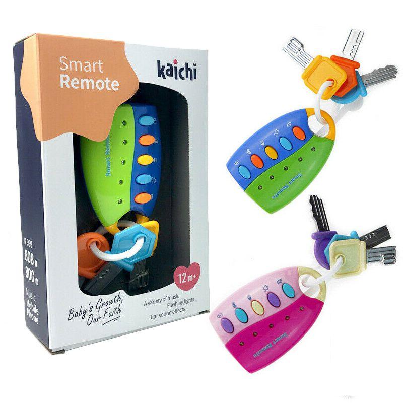 Entzückender Baby-Autoschlüssel Musikalische Schlüssel Spielzeug Mit Ton- Und Lichtfunktionen Für Lustiges Spielen