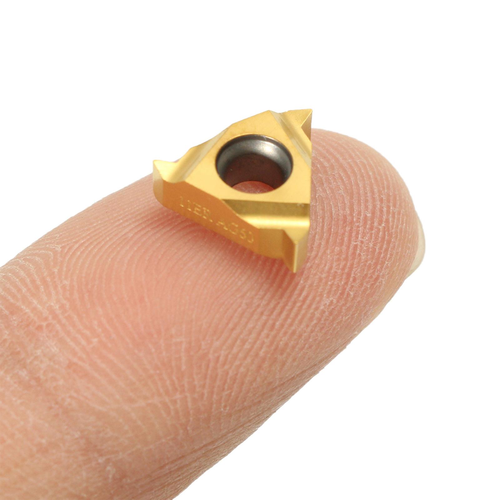 

10 шт 11ER A60 11ER 14 A60 твердосплавные вставки с ЧПУ токарный станок режущий токарный инструмент фрезерный станок 9 х 3 мм