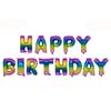16 inch Happy Birthday Letter Set Happy Birthday Aluminum Film Balloon Pendant Aluminum Foil Ball Celebration