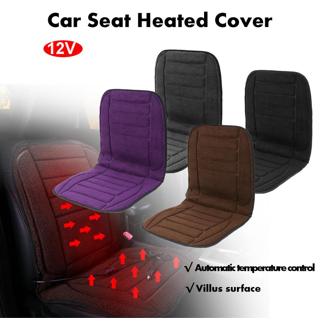 Machine Washable Car Heating Pad for Neck and Shoulders Pain Relief 12 Volt Electric Heated Pad for Car Auto Truck Driver 3 Heat Settings 25 x 19 Inch Gray