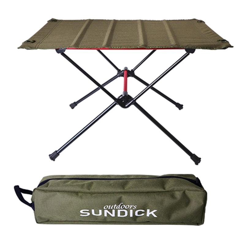 

Foldable Camping Table Roll Up Tables Aluminum Lightweight Folding Table Compact Picnic Desk for Fishing Picnic BBQ армія зелений колір