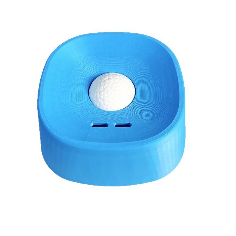 Langsam-Fresser Hundeleckschale für flüssige Leckerlis mit unterhaltsamem Ball-Design Knochenbrühe Joghurt Spender für kleine Hunde Welpen