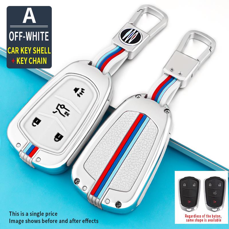 Silicone Remote Key Fob Cover for Cadillac XT5, CT6, XTS, XT4, and ATSL - Creative Design for Men and Women
