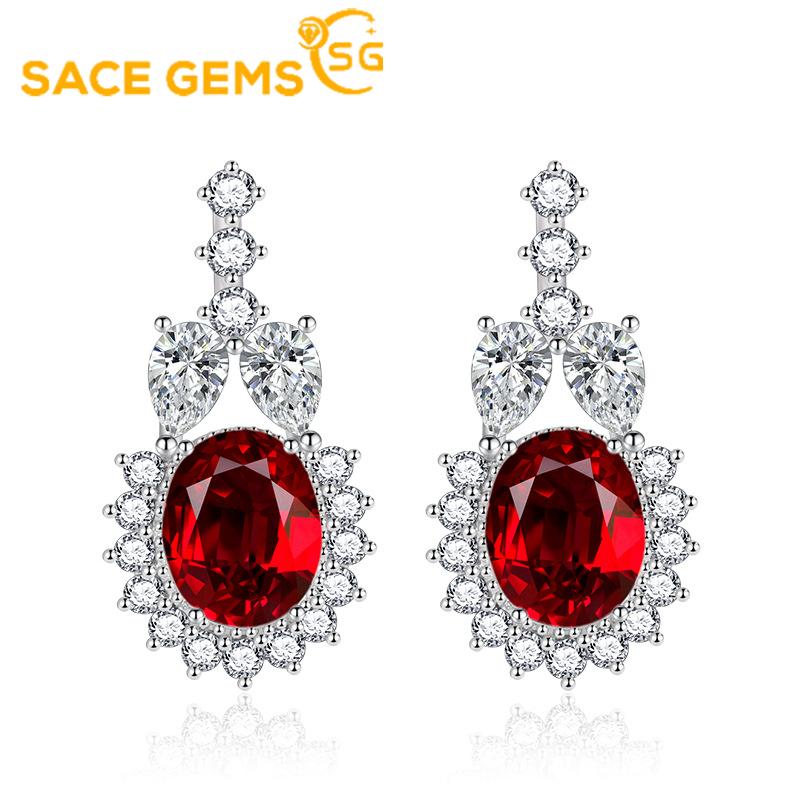 

Серьги SACE GEMS, серьги-капли для женщин, подарки на свадьбу розовый