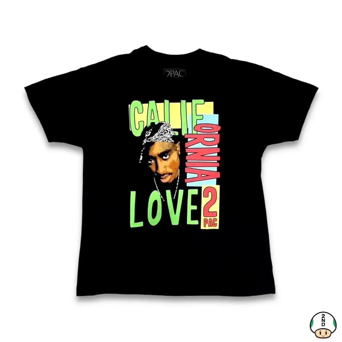 

Мужская футболка Tupac Shakur 2017 2XL Черная 2Pac California Love Графическая хип-хоп футболка 4XL