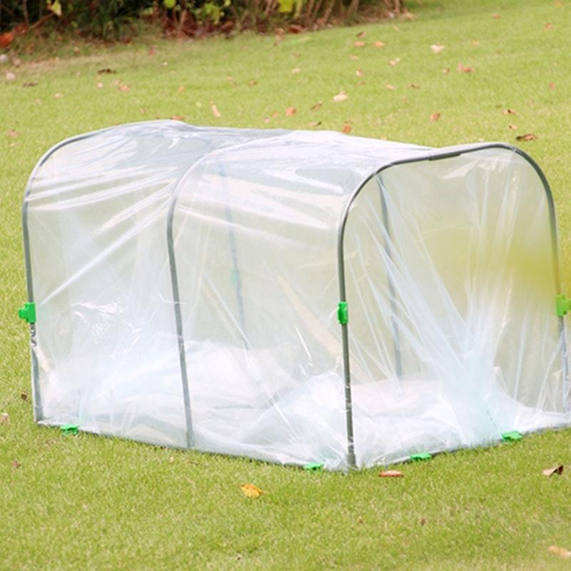 Frost Proof Portable Mini Greenhouse for Plant and Vegetables Steel Frame Insulated Cover for Indoor Outdoor Use