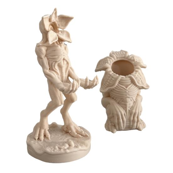 3D-gedruckter Stifthalter Gruseliger Bleistifthalter für Heim- und Bürodekoration Stehender Schreibtischorganisator für TV-Serienfans Sammler