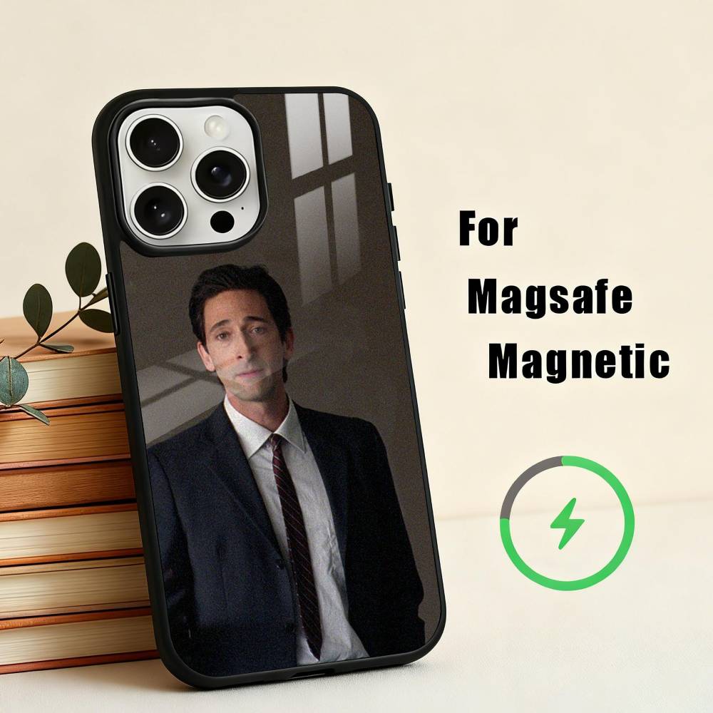 COOL A-Adrien B-Brody Actor Phone Case For iPhone17,16,15,14,13,12,11 Plus,Pro Max Magnetic For Magsafe Wireless Charging