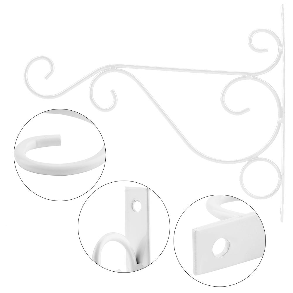 Iron Plant Hanger Wall Hanging Bracket Flower Hook for Home Garden Decoration 25*21cm