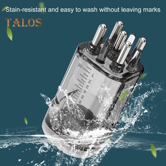 8ML Hair Oil Applicator with Precise Scale Scalp Massage Applicator Comb Clear Portable Hair Serum Oiling Dispenser Brush Hair Root Application Comb