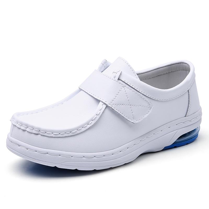 Shoes winter soft sole air cushion flat bottom wedge heel velvet cotton shoes warm medical shoes