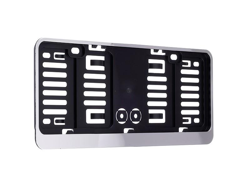 License Plate Frame, Small 305 X 114 Mm, Chrome