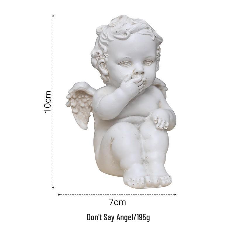 European Vintage Angel Wings Candlestick Holder for Romantic Ambiance In Living Room or Restaurant.