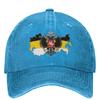 Russian Empire With Eagle Washed Baseball Cap Pop Cool Trucker Hat Summer Couple Women Hunting Camping Sun Visors Baseball Caps