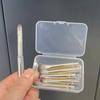 Portable Makeup Brush Head Soft Eyeshadow Eyeliner Lip Liner Brushes Travel Replacement Brush Mini Detail Eye Makeup Tools