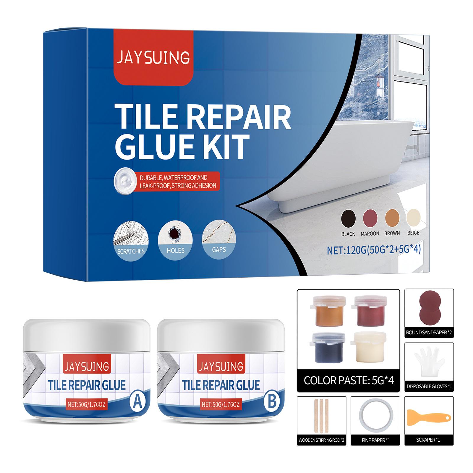 

Ceramic Tile Repair Adhesive Universal Bathroom Tub Shower Hollow Empty Drum Crack Repair Filling Wall Seam Ceramic Crack Paste