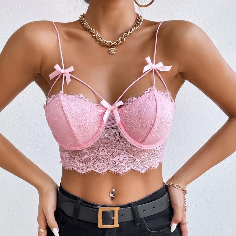 Nová, krajkou zavinutá sexy košilka slim Fit s rybí kostí bez zad