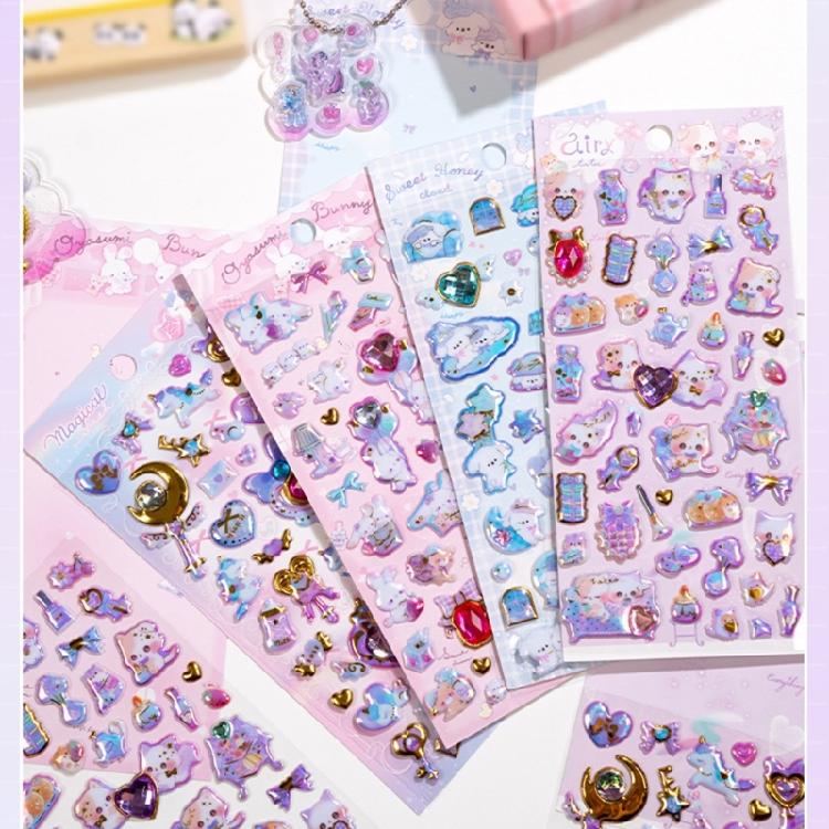 Animal Sticker for Kid Craft Scrapbooking Journal Planner Phone Case Decoration Child Motivational Sticker for Teacher