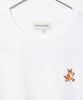 Maison Speedy Fox Patch Comfort Size L Kitsuné T-Shirt, Women's White, (MW00119KJ0008)