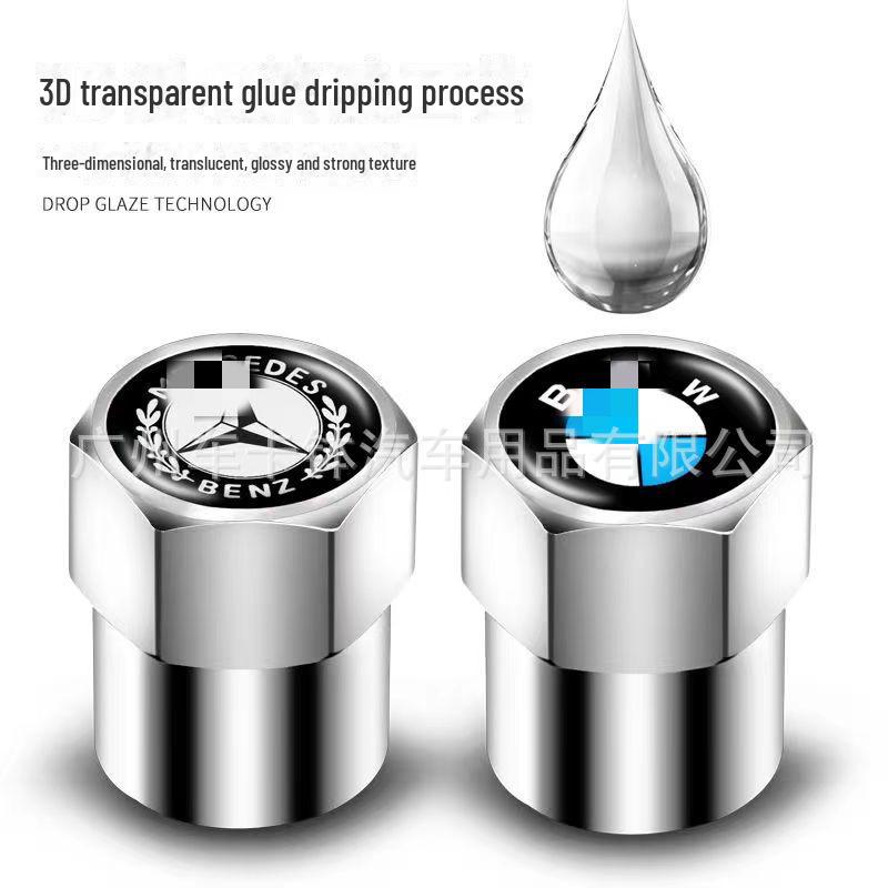 Metal Universal Modified Car Tire Valve Cap for M Standard, Valve Core Cap for Modified Cars.