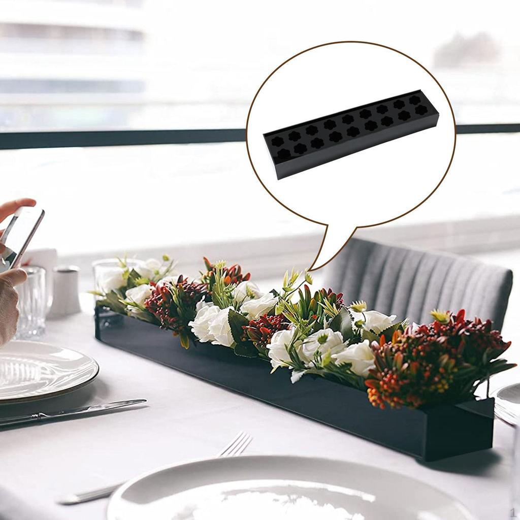 Contemporary Rectangular Vase for Elegant Flower Presentations