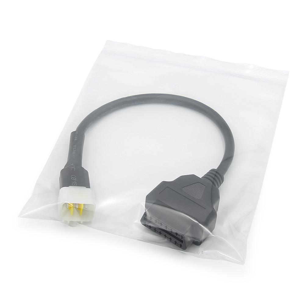 6Pin To 16Pin for DELPHI Motorcycle Motorbike Diagnostic Connector Adapter Cable 6 Pin To 16 Pin Extension Connector Cable