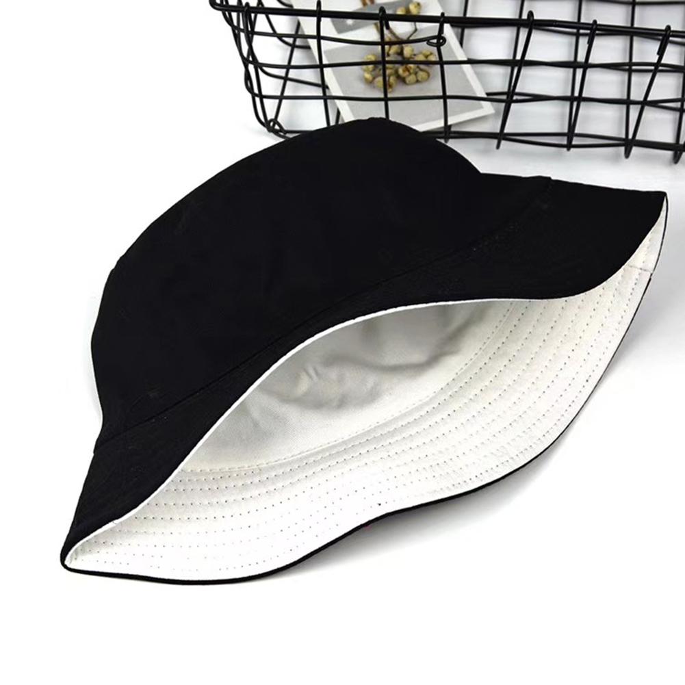 Fashion Women Flat Cotton Reversible Fisherman Sun Hat Bucket